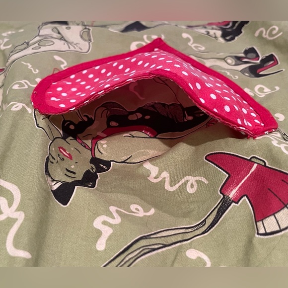 🪦Rare💚 Too Fast Cirque Couture 🪓 Zombie Girl Cotton Dress - Picture 6 of 11